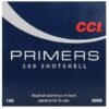 CCI Primers #209 Shotshell Box of 1000 (10 Trays of 100)