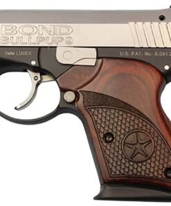 Bond Arms Bullpup 9 Semi-Automatic Pistol 9mm Luger 3.35" Barrel 7-Round Stainless Rosewood