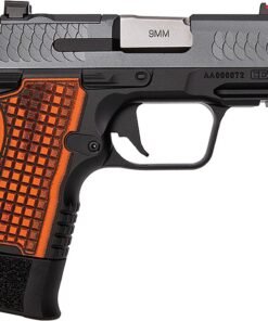 Kimber CDS9 9mm Luger Pistol 3.64" Threaded Barrel 15+1 Round Gray Slide Orange/Black Grip Black Frame